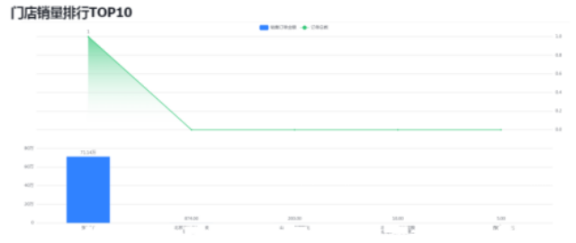 门店销量排行TOP10